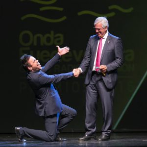 El Mago Xacobe y la participación del Alcalde de Puerto del Rosario, Nicolás Gutiérrez.